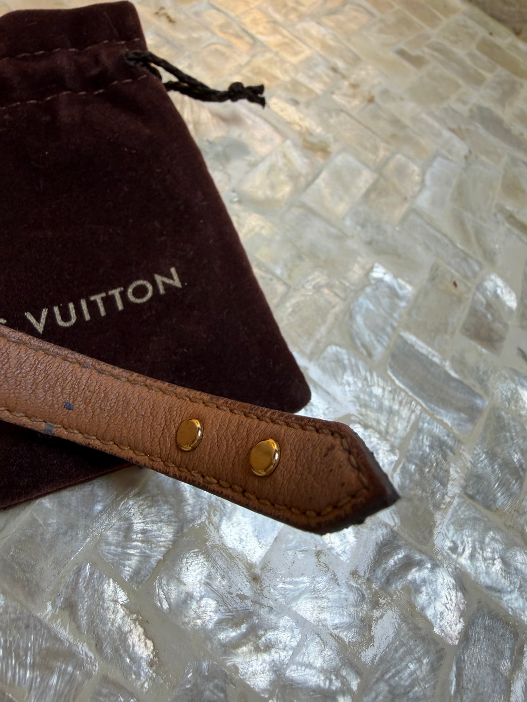 Louis Vuitton bracelet with original accessory bag