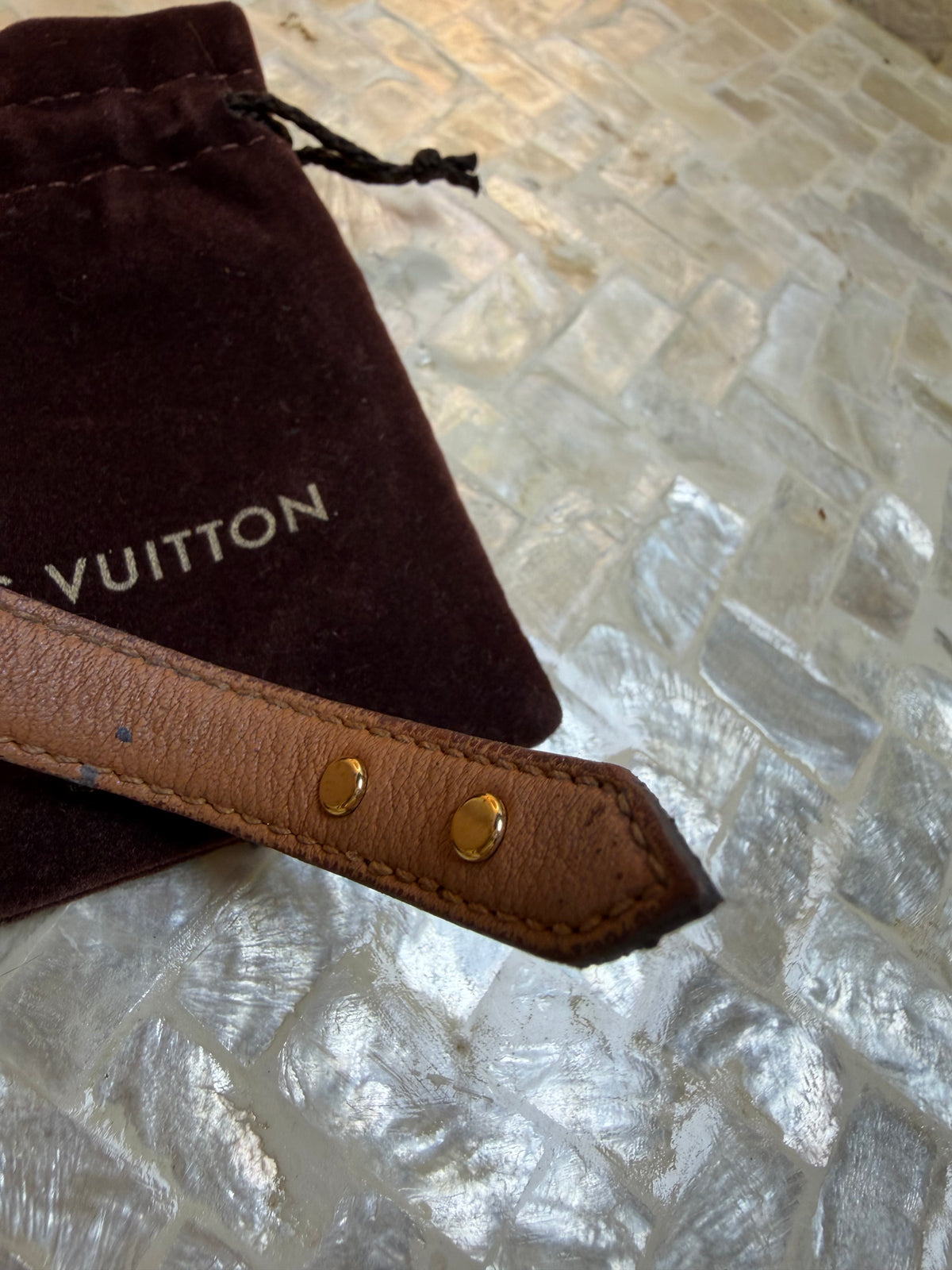 Louis Vuitton bracelet with original accessory bag