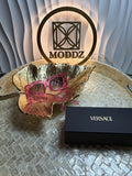 Versace VE4496U 5370/5M Transparent Pink Square Sunglasses 54mm w/ Box  #93