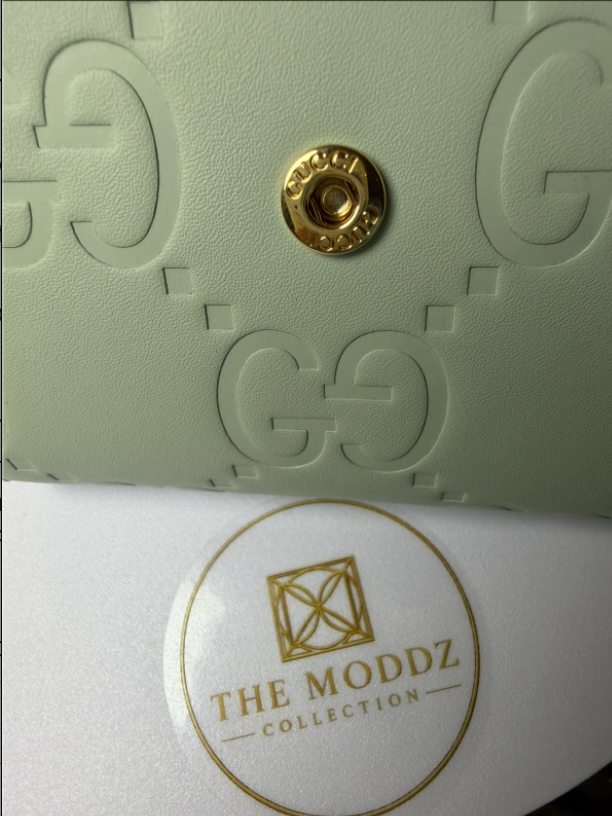 Gucci GG Marmont Envelope Wallet - Mint Green