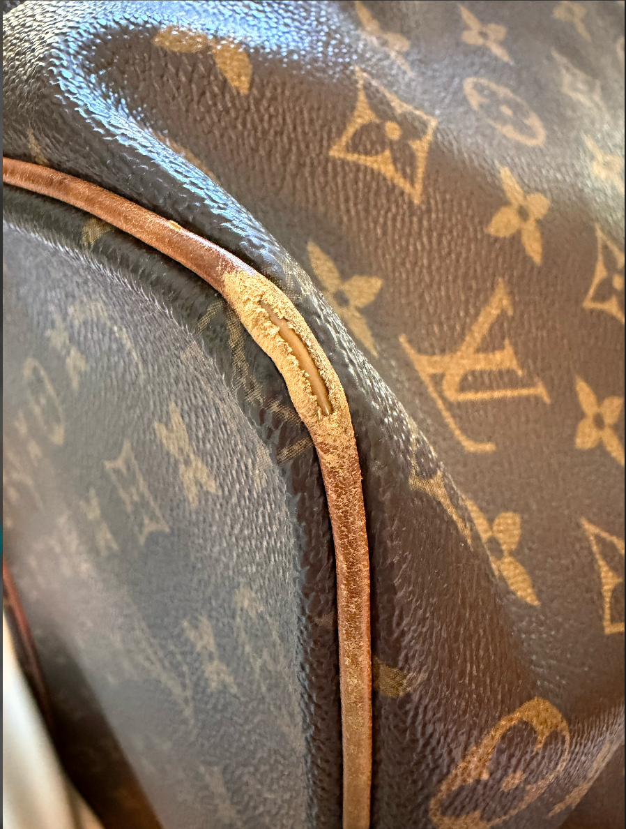 Louis Vuitton Palermo PM Tote Shoulder Bag — Monogram Canvas & Vachetta Leather