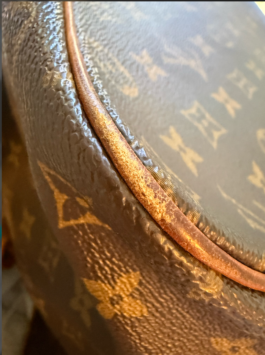 Louis Vuitton Palermo PM Tote Shoulder Bag — Monogram Canvas & Vachetta Leather