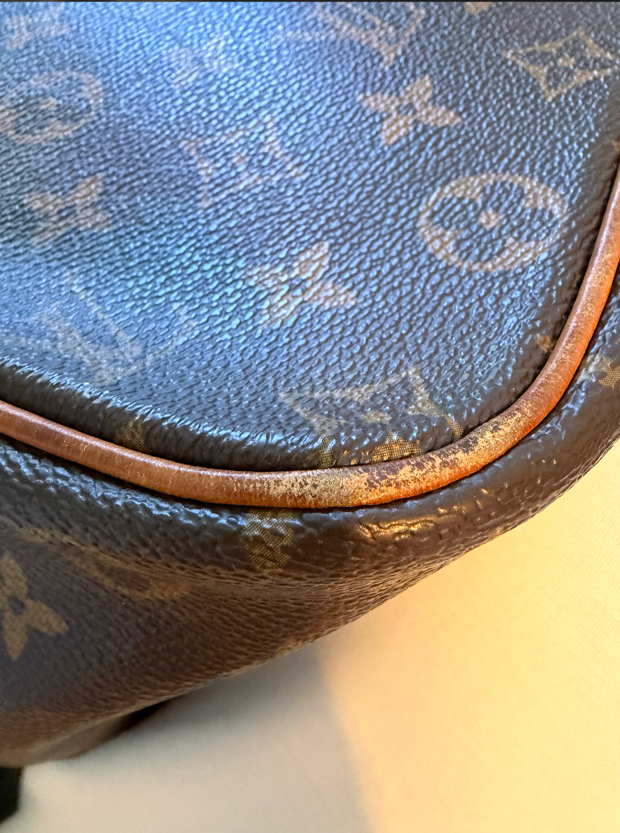 Louis Vuitton Palermo PM Tote Shoulder Bag — Monogram Canvas & Vachetta Leather