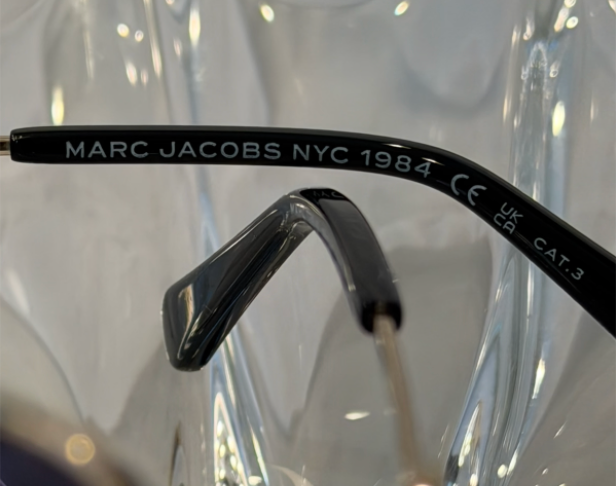 Marc Jacobs MARC 729/S geometric sunglasses folded view