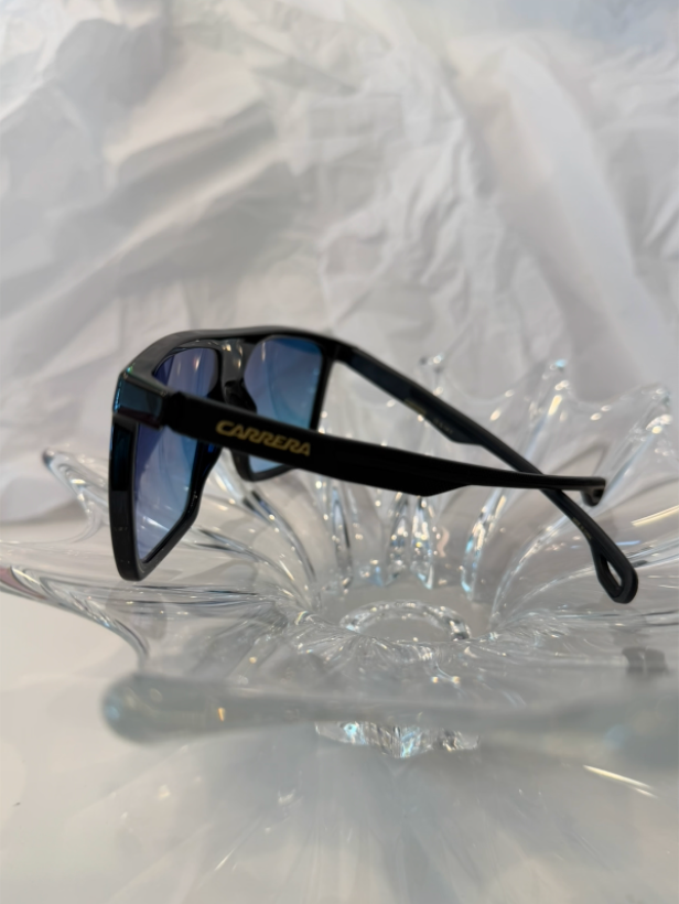 Carrera 4019/S Festival Edition temple close-up showing FESTIVAL EDITION inscription and measurements 807YB 58-16 145
