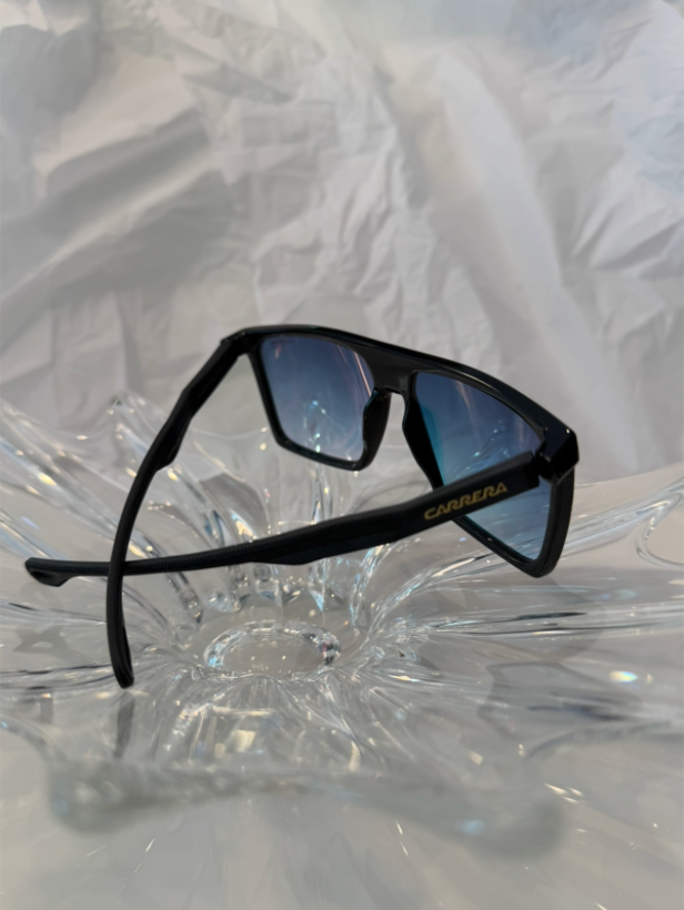 Carrera 4019/S Festival Edition temple showing CARRERA logo with CE UKCA Cat. 2 certification