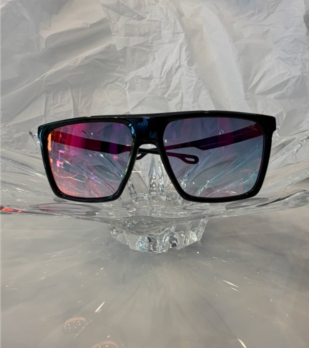 Carrera 4019/S Festival Edition black flat-top sunglasses additional angle view showing matte black frame