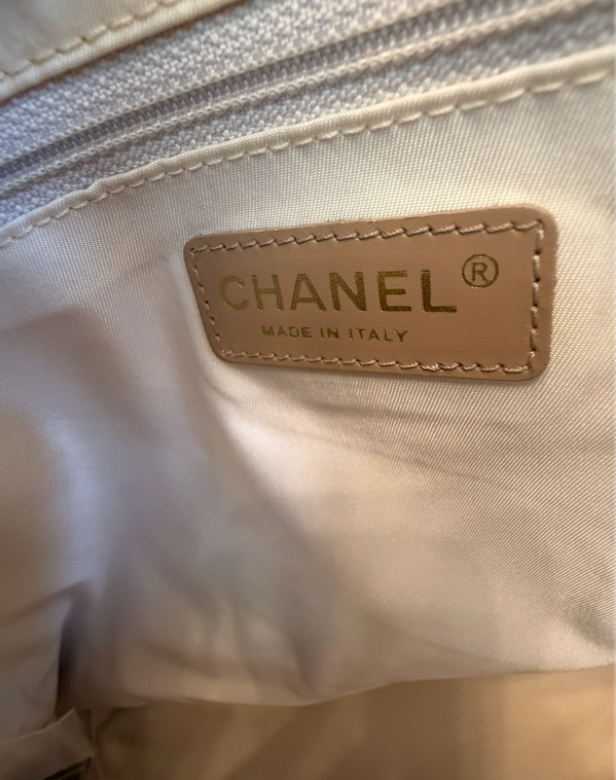 Chanel Made in Italy interior leather label