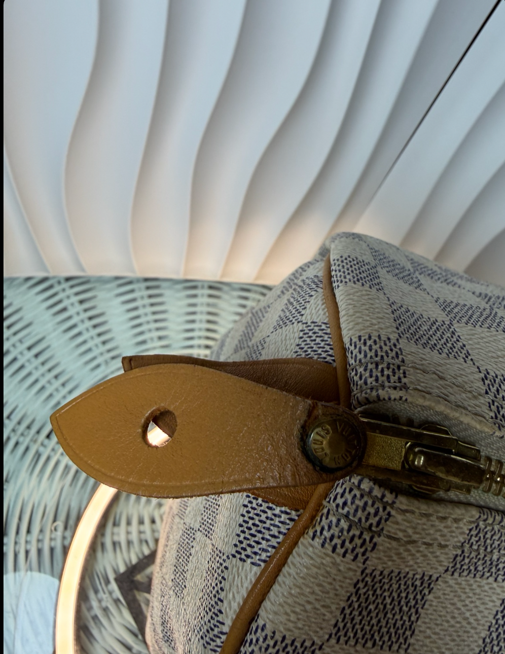 Louis Vuitton Damier Azur Speedy 30 Bag