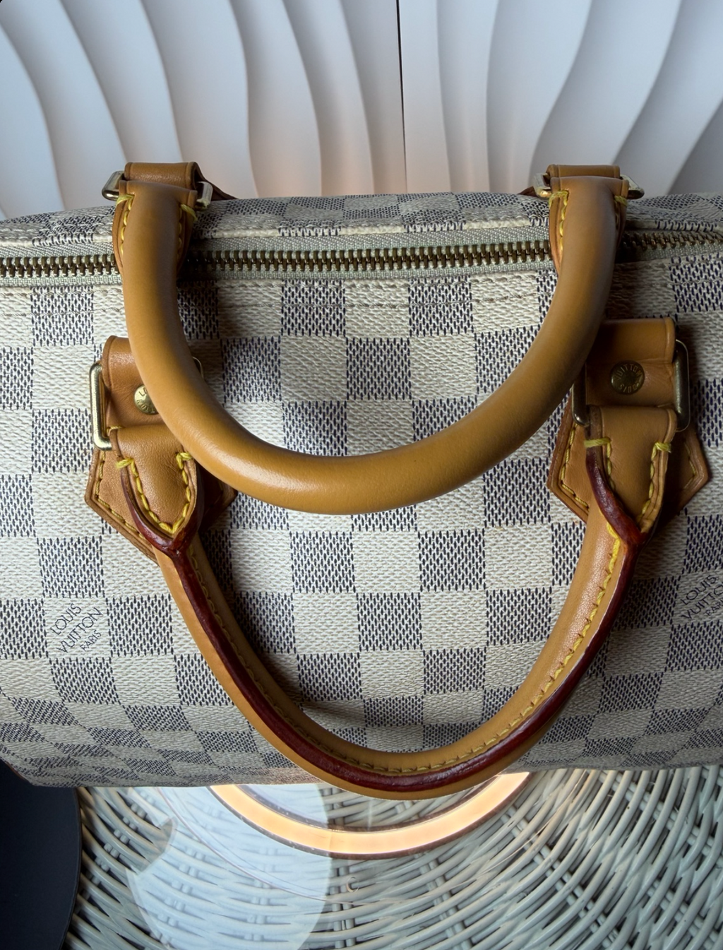 Louis Vuitton Damier Azur Speedy 30 Bag