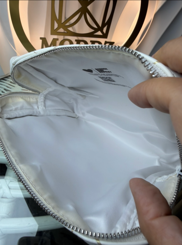 YSL Beauté cosmetic bag interior view