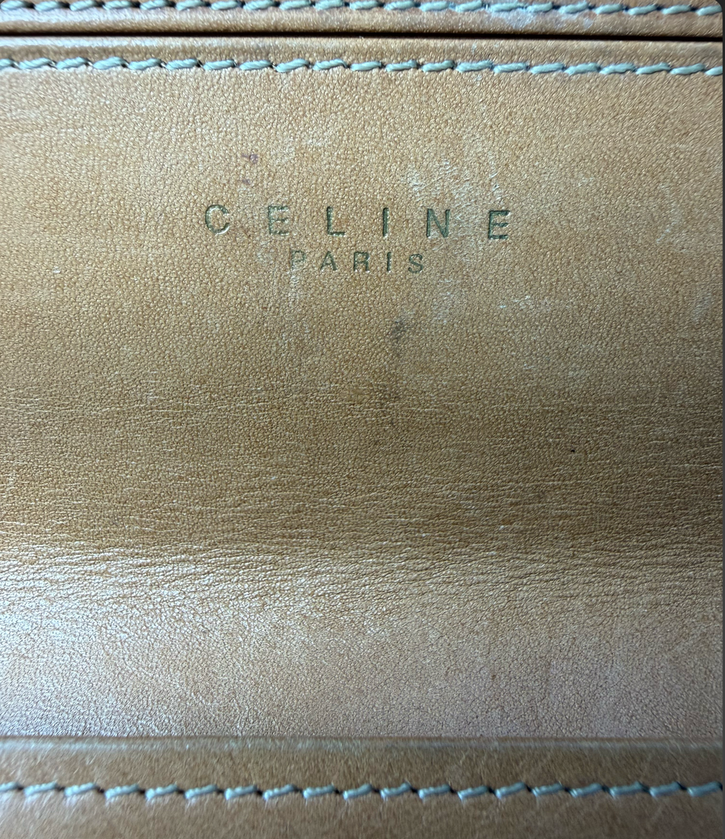 Céline Macadam wallet interior detail