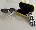 Marc Jacobs MARC 724/S XLT90 Oversized Square Cateye Tortoise w/Ivory Arms #161