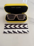 Marc Jacobs MARC 657/S 10AHA Rectangle Cateye Taupe Gray w/case #178