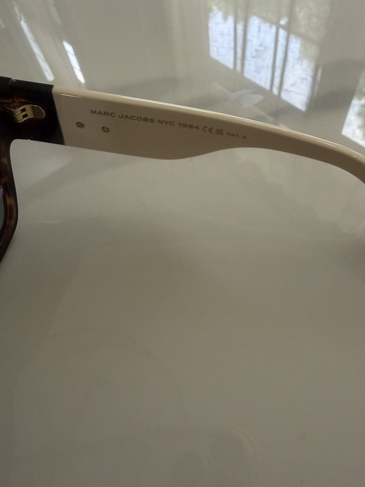 Marc Jacobs MARC 724/S XLT90 Oversized Square Cateye Tortoise w/Ivory Arms #161
