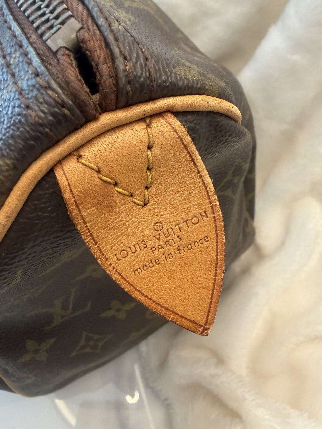 Louis Vuitton Speedy Duffle 35 Brown Canvas Monogram