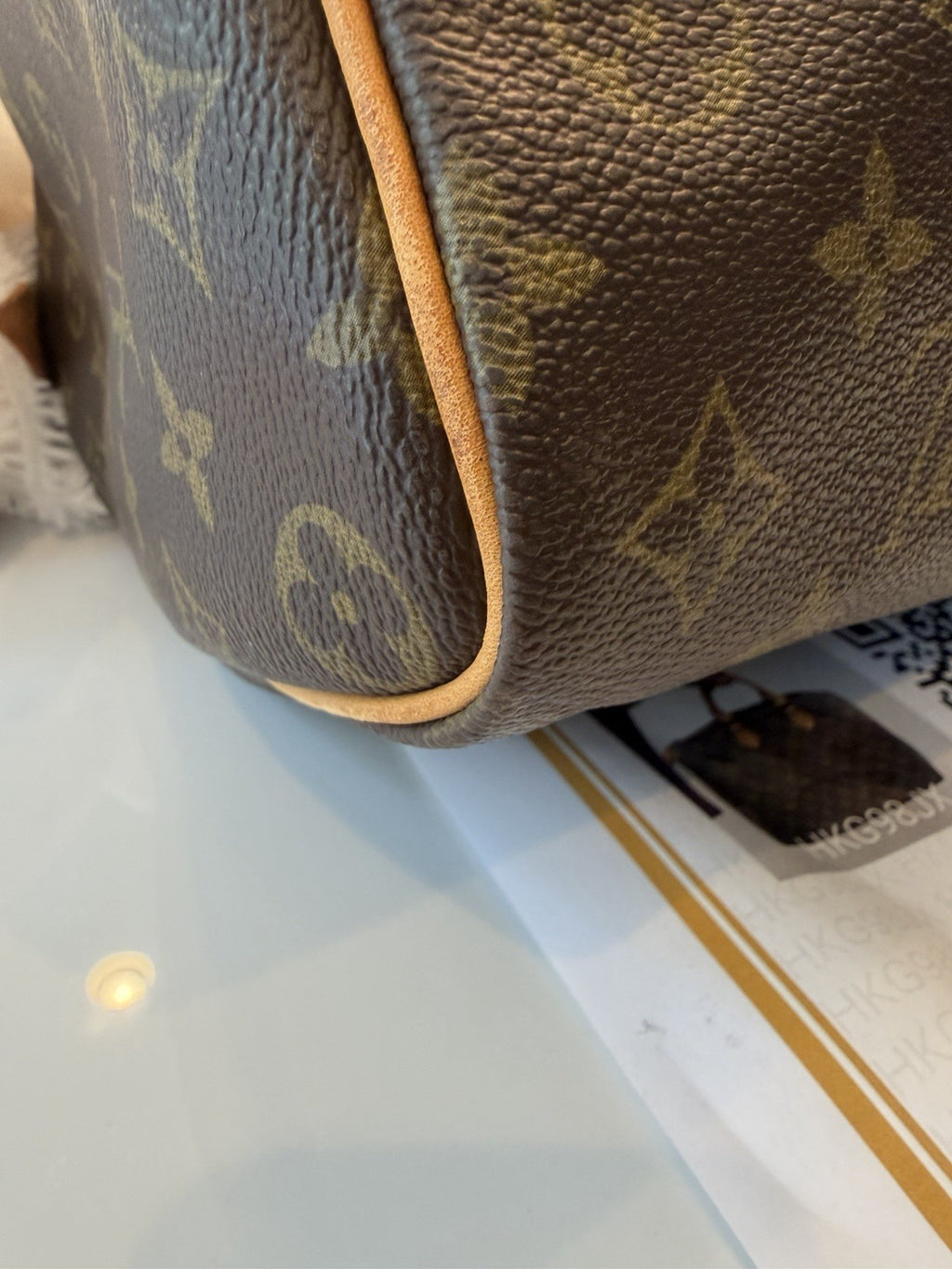 Louis Vuitton Speedy Duffle 35 Brown Canvas Monogram