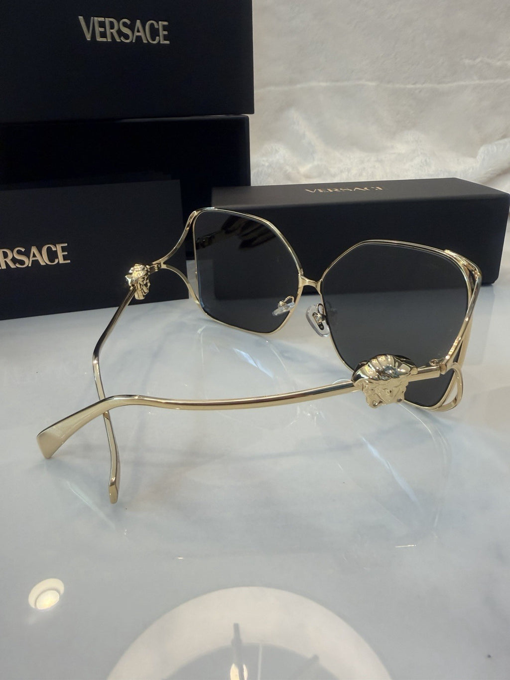 Versace Gold Framed Curved Arm #236