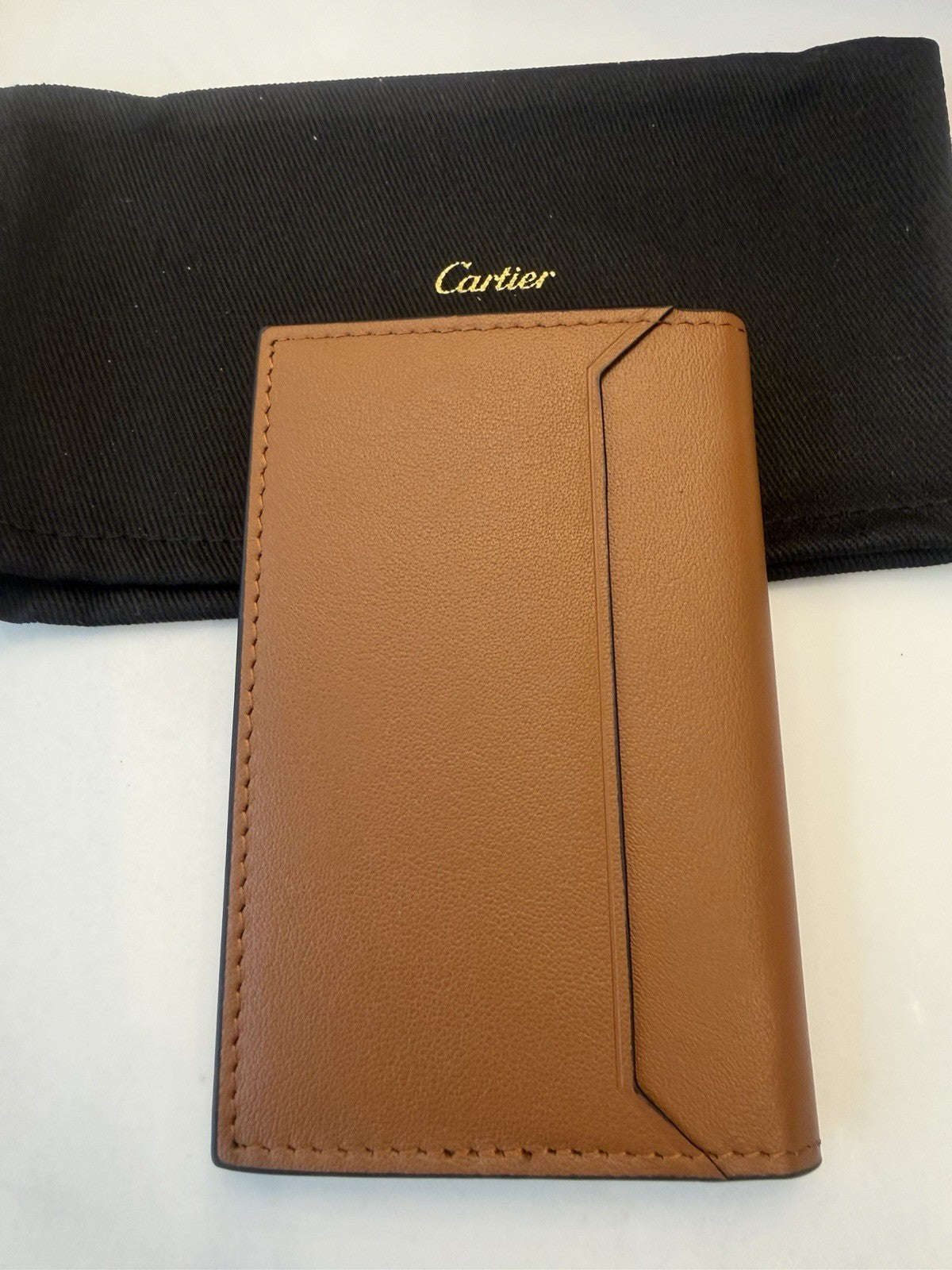 Cartier Card holder must wallet Beige