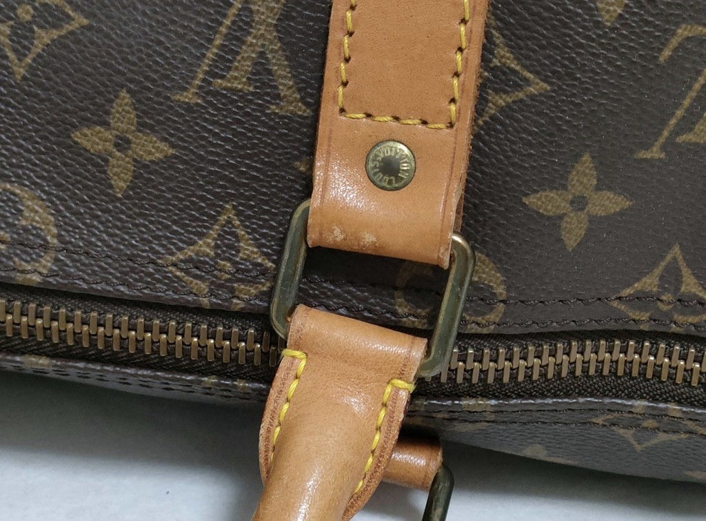 Authentic Louis Vuitton Keepall Bandouliere 50 Monogram Travel Duffle w/Lock Key
