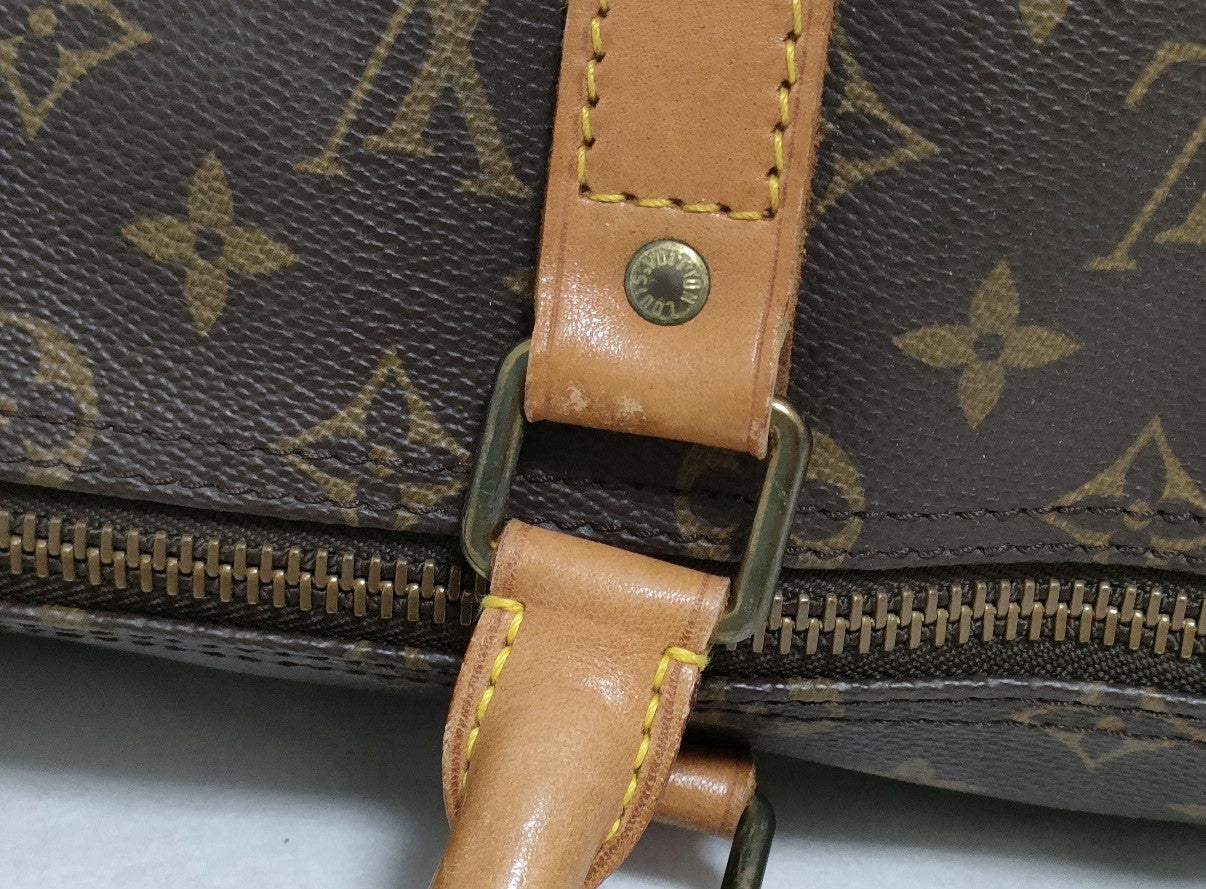 Authentic Louis Vuitton Keepall Bandouliere 50 Monogram Travel Duffle w/Lock Key