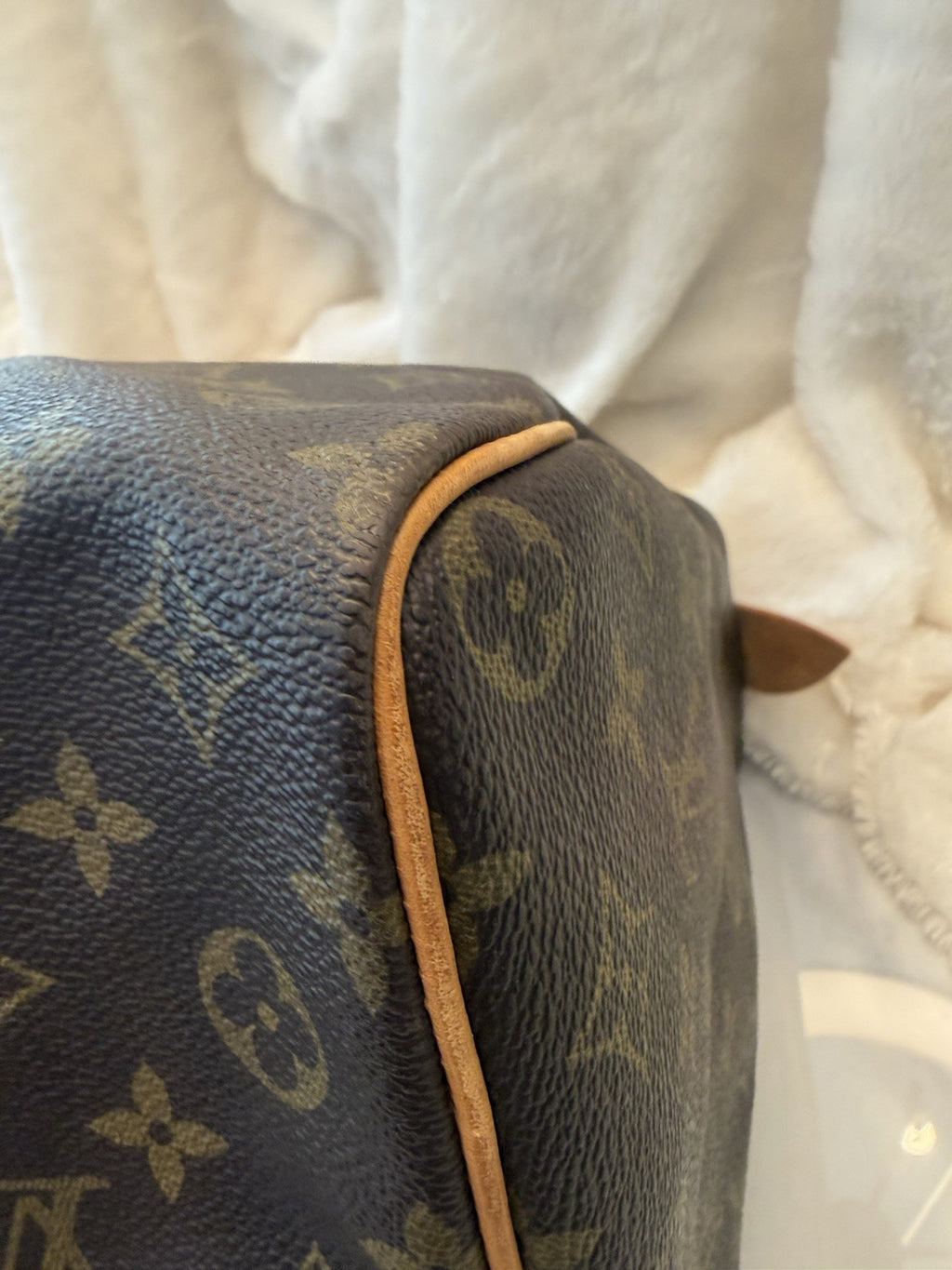 Louis Vuitton Speedy Duffle 35 Brown Canvas Monogram