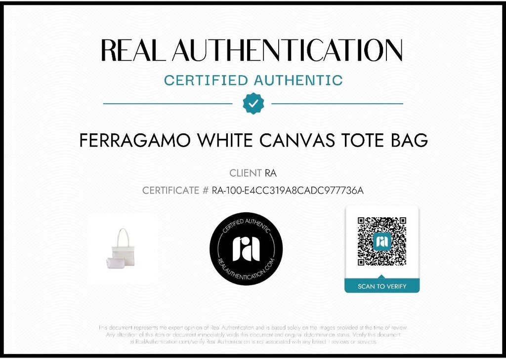 Ferragamo Tote Bag with matching pouch and Certificate of Authenticity