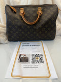 Louis Vuitton Speedy Duffle 35 Brown Canvas Monogram
