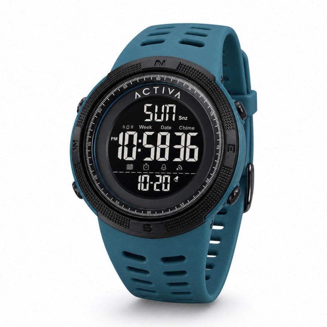 Activa X by Invicta Digital Sport Unisex Watch White 50mm ACW1915