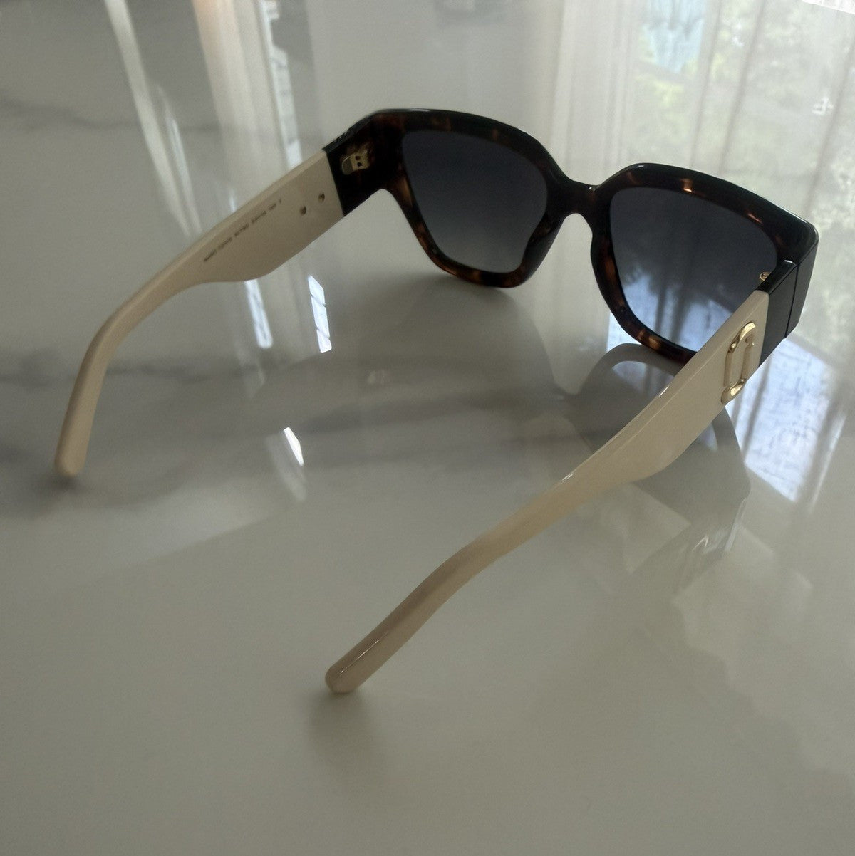 Marc Jacobs MARC 724/S XLT90 Oversized Square Cateye Tortoise w/Ivory Arms #161